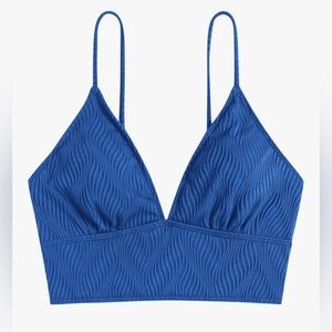 195 NWT ZAFUL V‎ Neck Ribbed Adjustable Spaghetti Straps Bikini Top - Size: 2X
